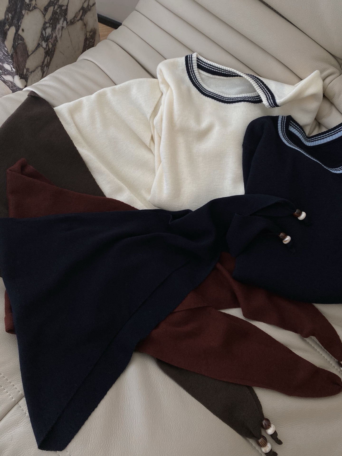 Elegant Wool Blend Capelet & Short Sleeve Set - Versatile & Chic 8 i1756033495407 8595 0 6