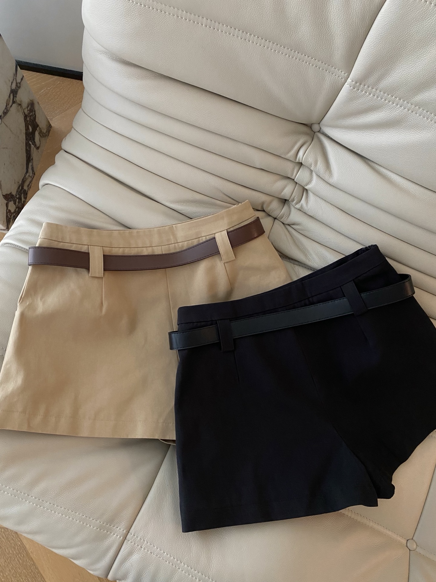 High Waist Belted Culottes Skirt - Wide Leg A-Line Shorts Skirt 8 i1756113734104 9451 0 6