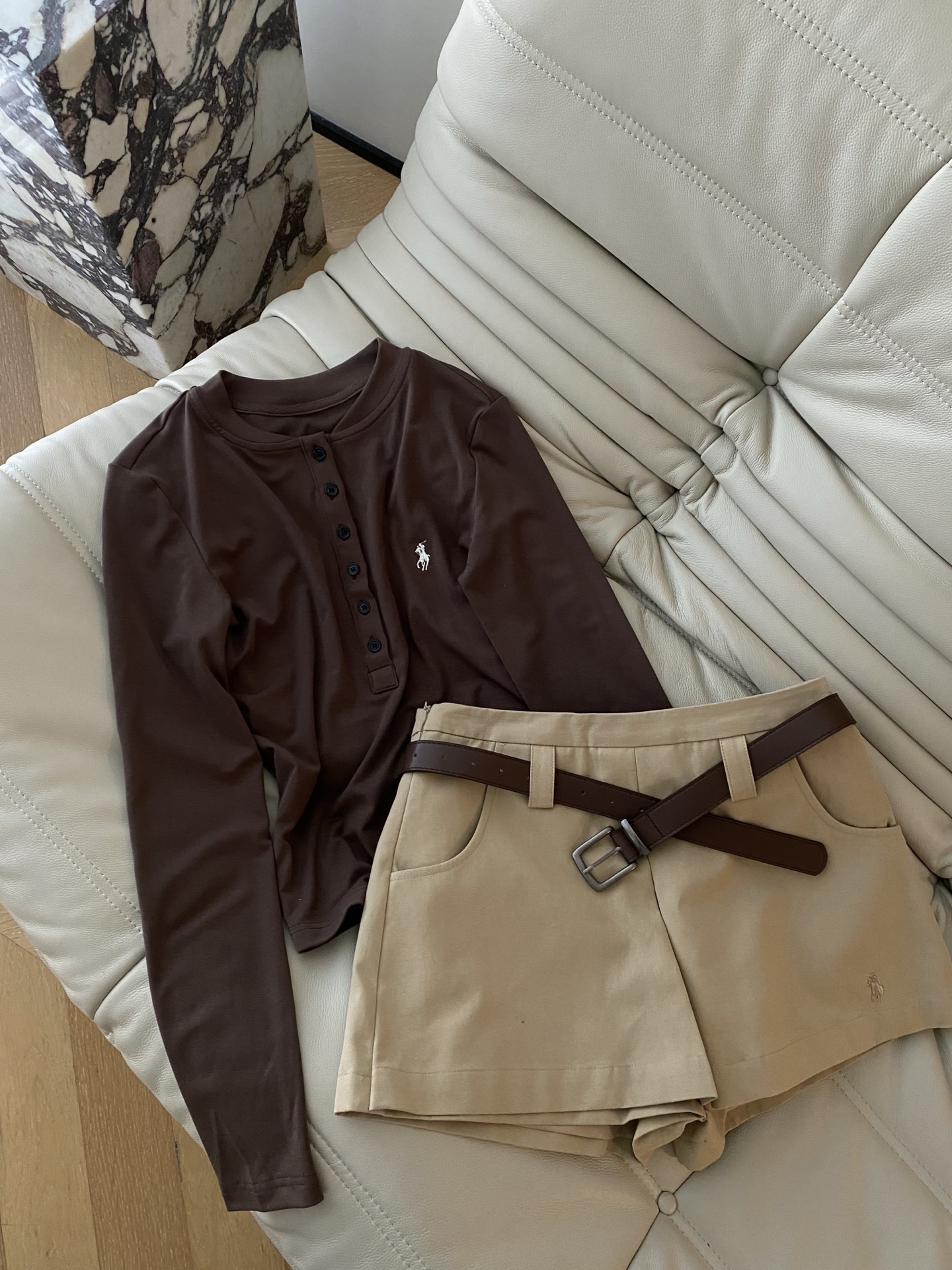 High Waist Belted Culottes Skirt - Wide Leg A-Line Shorts Skirt 3 i1756113734197 4566 0 1