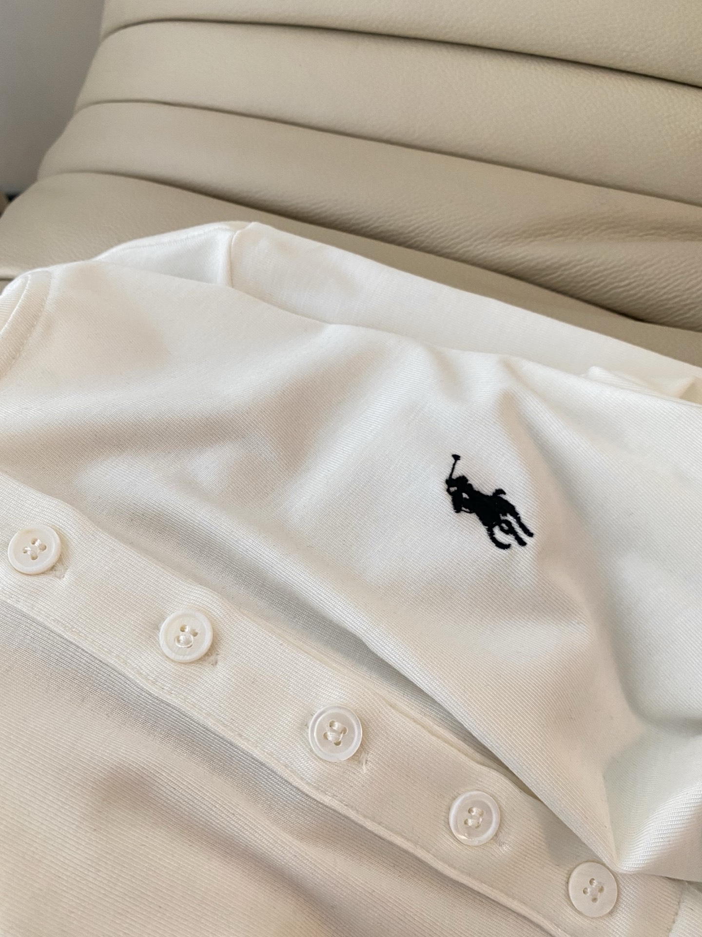 Polo Embroidered Lyocell Blend T-Shirt - Comfortable Round Neck Long Sleeve Top 7 i1756113762368 2924 0 5