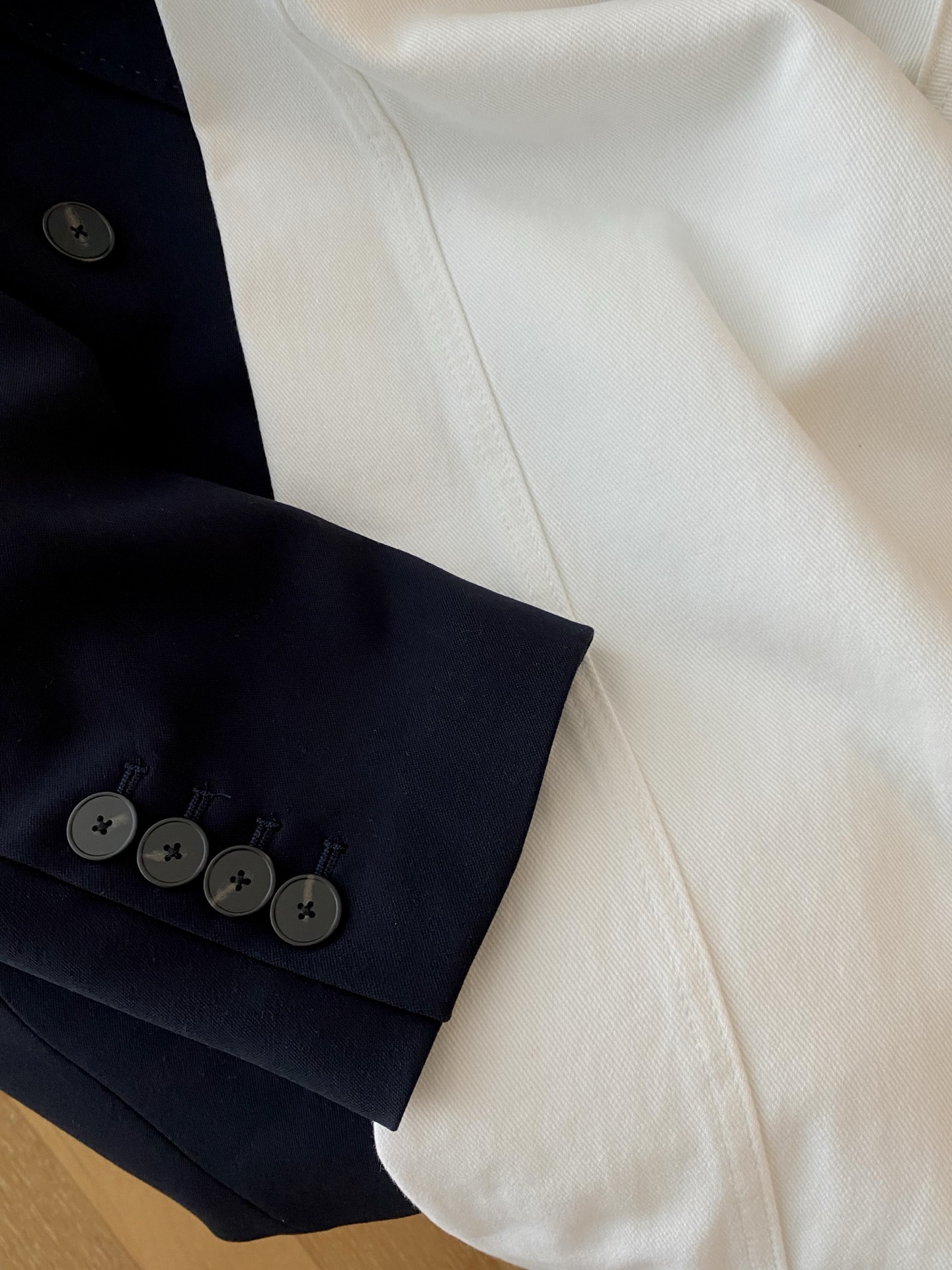 Prada Wool Blend Blazer - Navy Blue, Double Breasted, Classic Fit 7 i1756114155308 4860 0 5