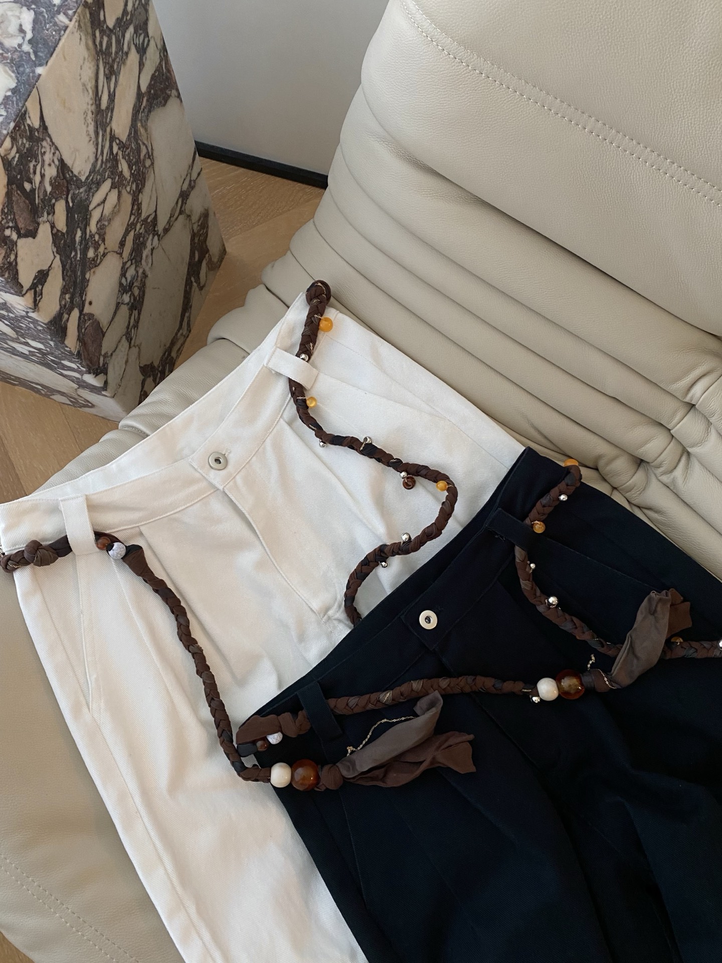 High Waist Cargo Pants with Elastic Waistband - Comfortable & Stylish 4 i1756461742635 6489 0 2