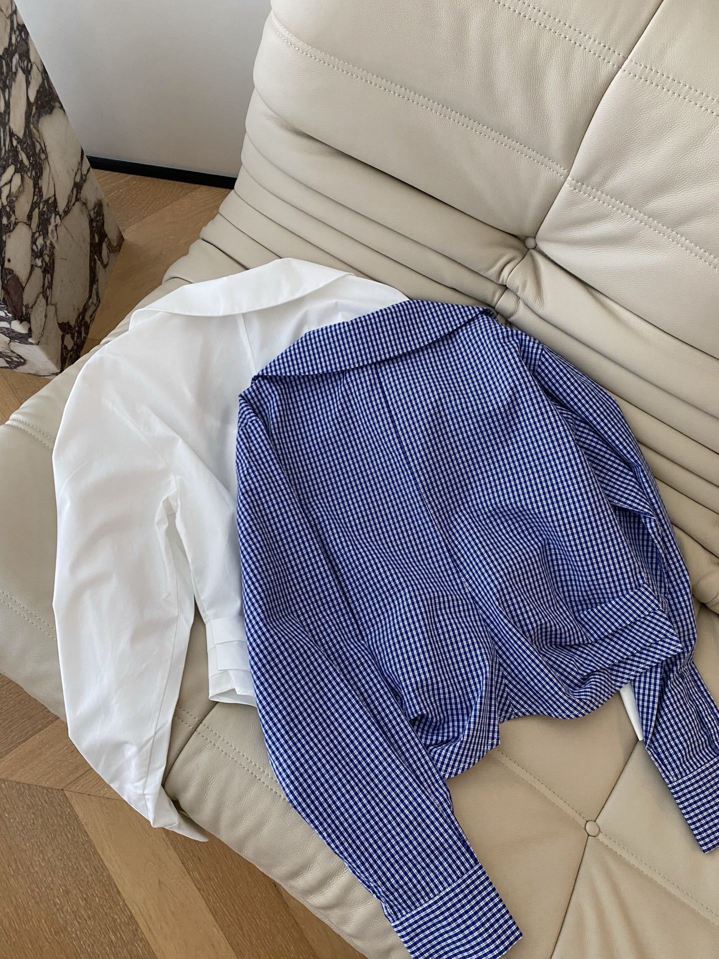 Cropped Drawstring Shirt with Collar, Long Sleeve Autumn Top 9 i1756806767979 6633 0 7