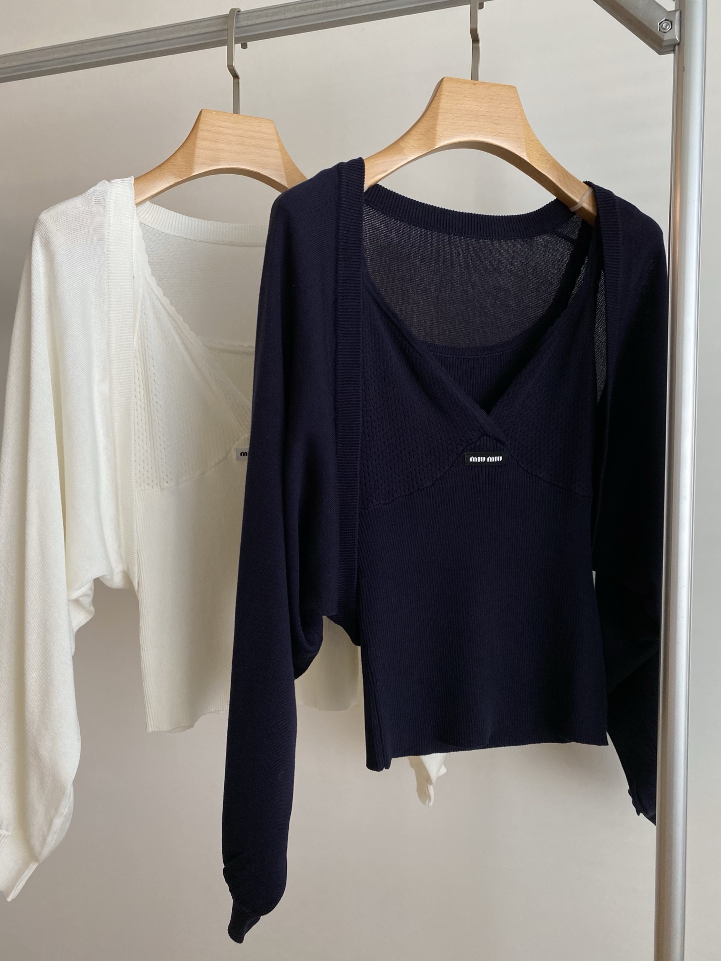 Wool Blend Knit Cardigan Set - Designer Vest & Top, Autumn/Winter Collection 2 i1757155995438 2679 0 0