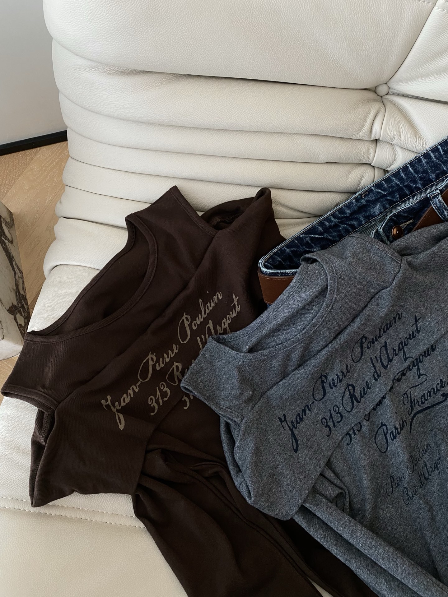 Women's Two-Piece Off-Shoulder T-Shirt with American Lettering - Chic & Stylish 5 i1757234675929 324 0 4