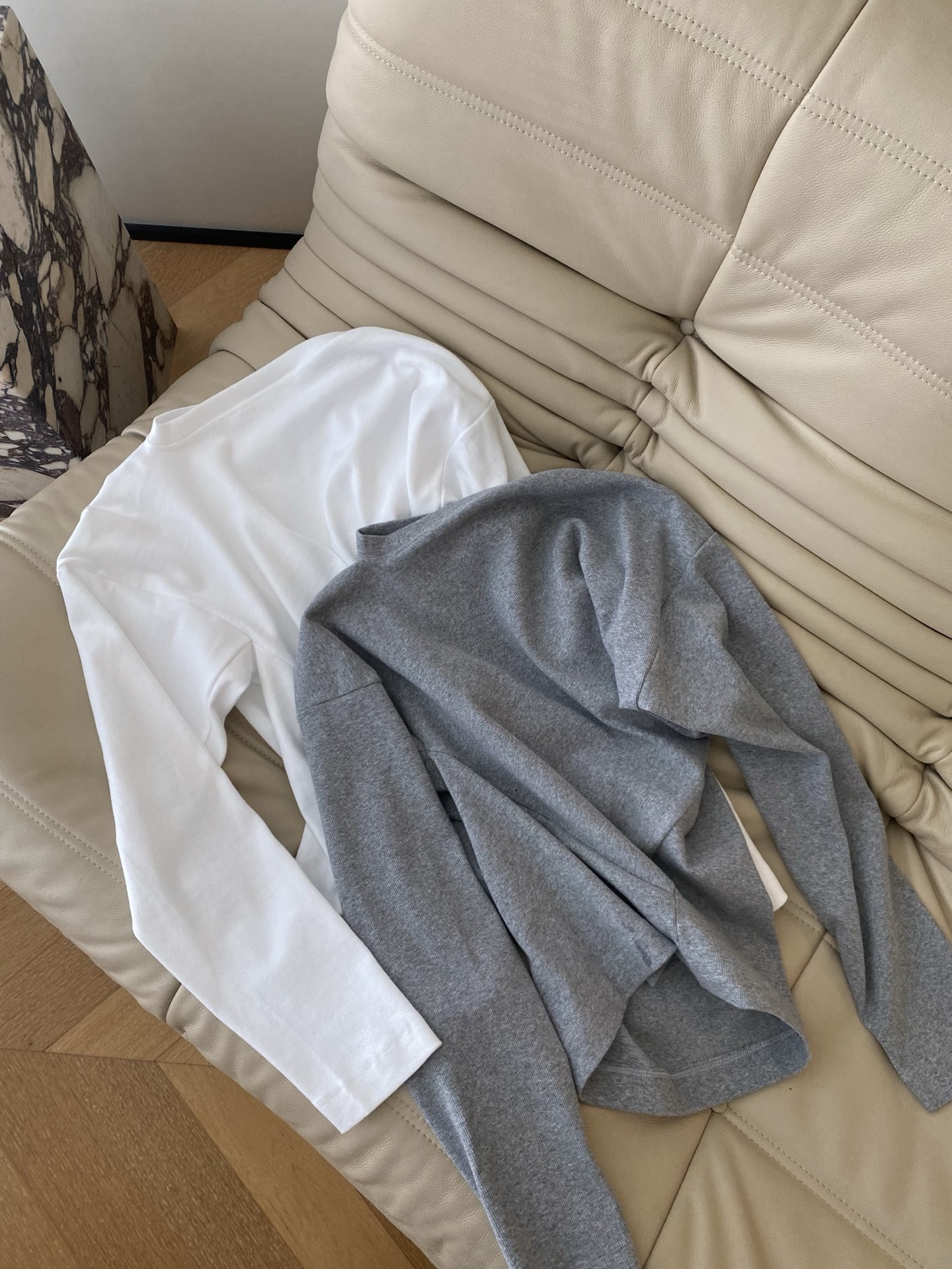 Embroidered Logo Long Sleeve T-Shirt - Cotton Blend, Relaxed Fit 7 i1757238083124 1775 0 5