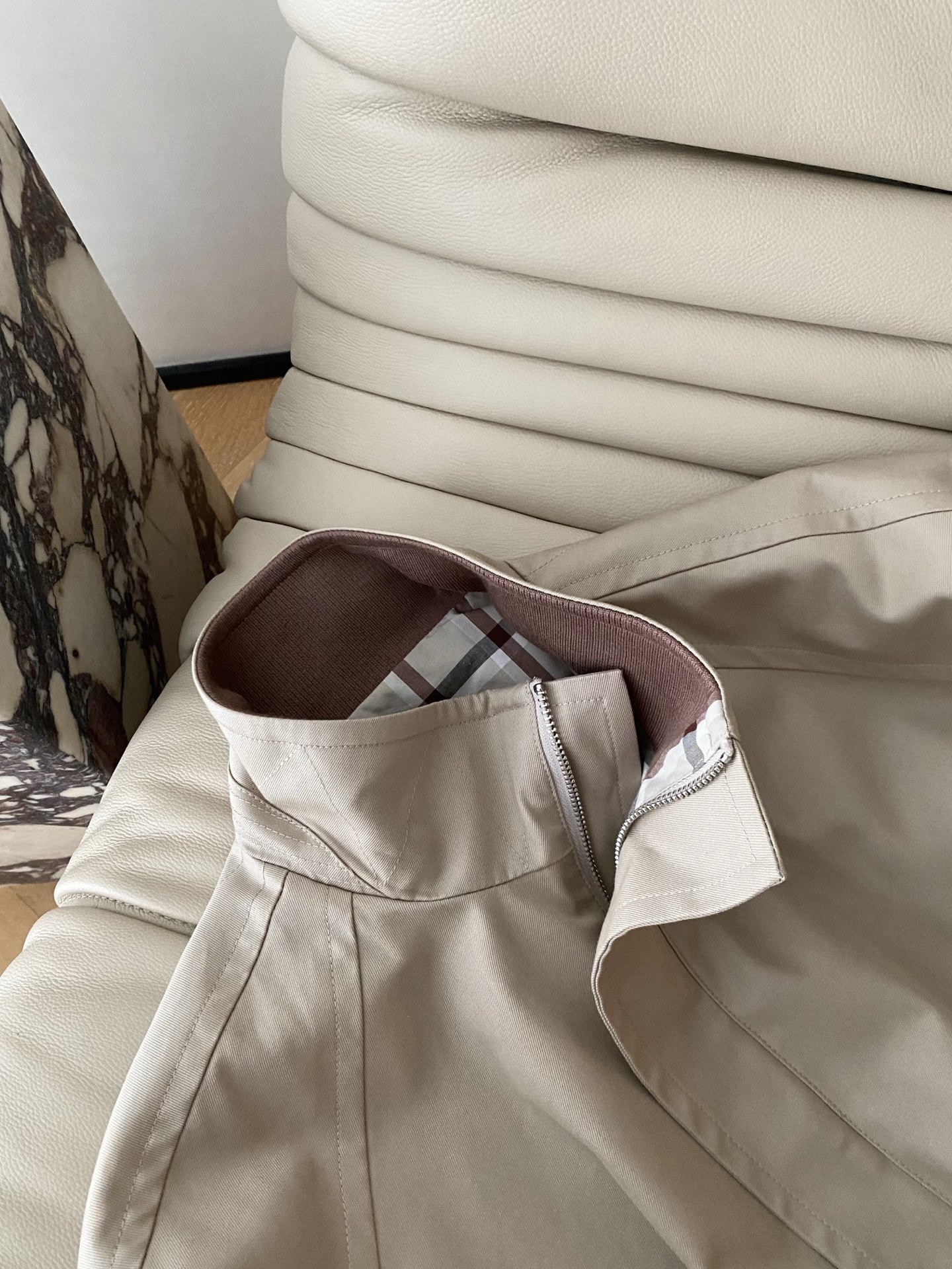 Khaki Vintage Plaid Jacket - Stylish & Comfortable Fall/Winter Outerwear 3 i1757408003730 3502 0 1