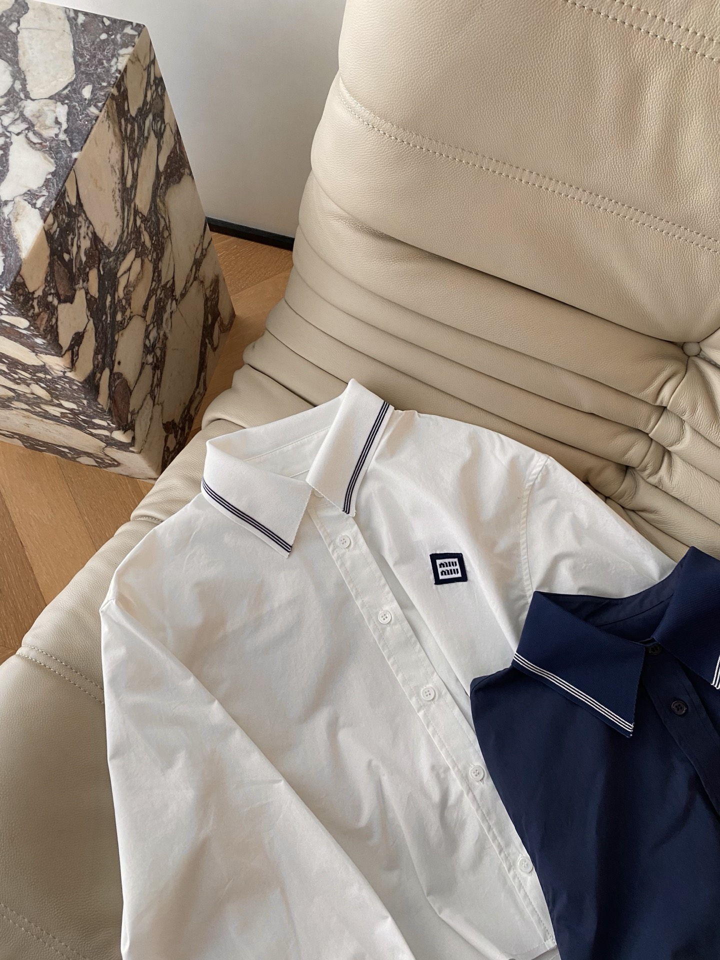 Miu-Inspired Sailor Collar Knit Shirt - Charming & Youthful Cotton Top 3 i1757417752024 3364 0 1