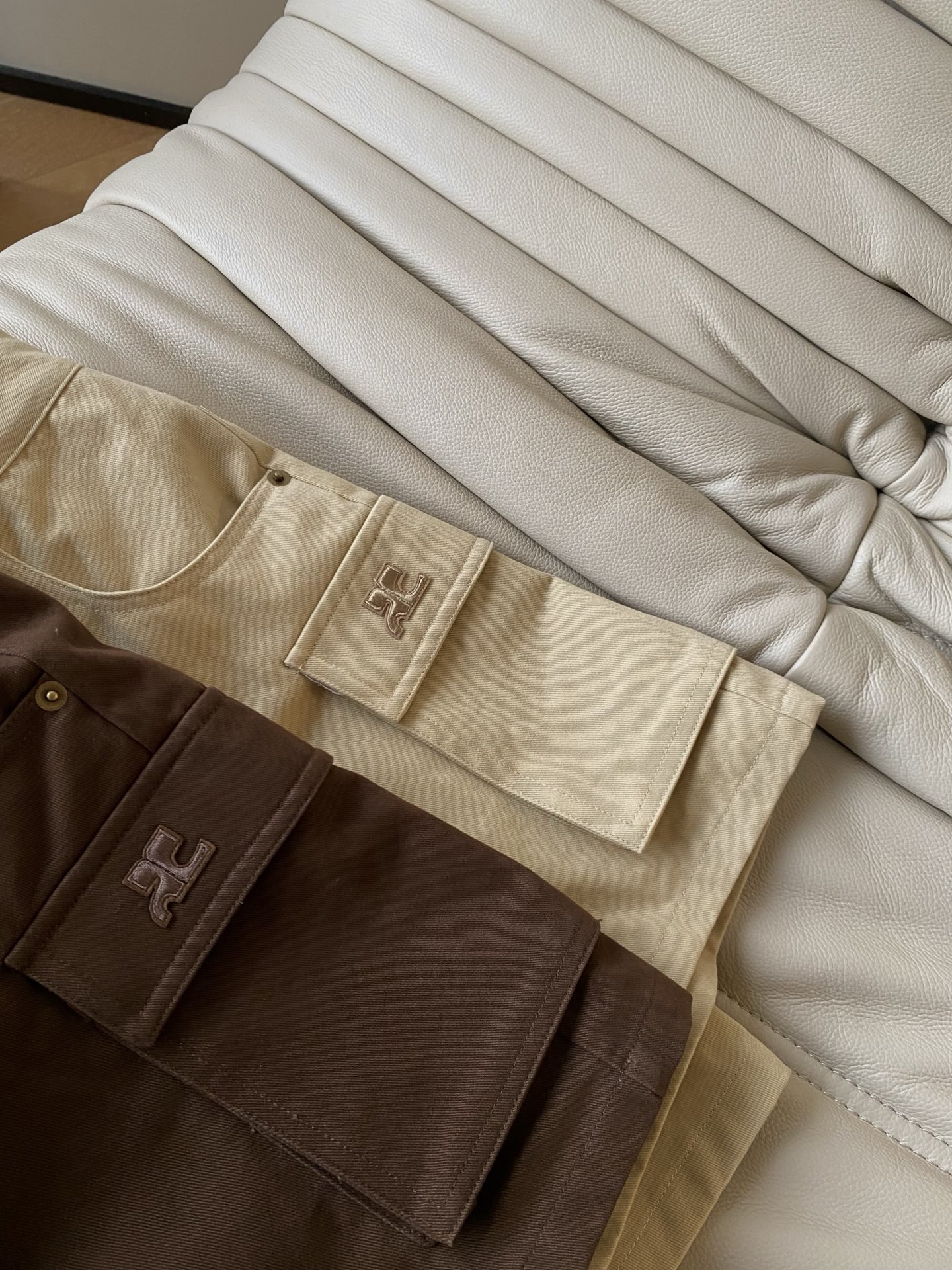 25。F秋冬 小众复古工装裙a字半身裙 微A直筒裙型 版型升级 工装半裙版型搭配对称口袋裁剪 腰臀比直接