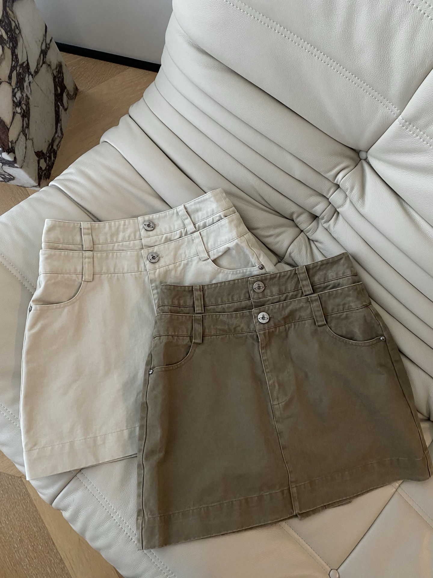 Saturn High Waist Denim A-Line Skirt - Retro Wash, Flattering Fit 2 i1759399069154 9777 0 0