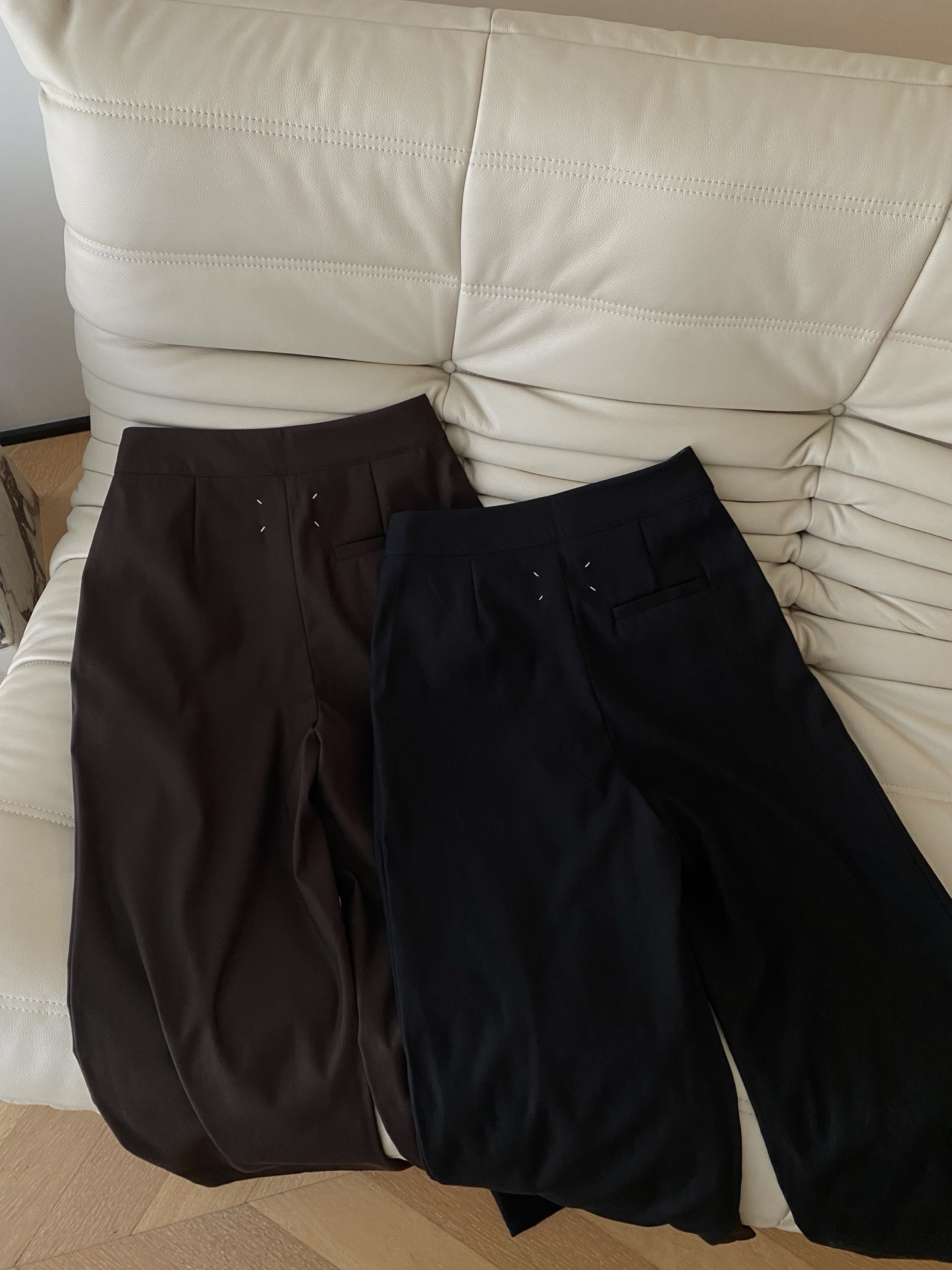 25。F秋冬 都市通勤时髦撞色休闲裤 优选优质羊毛生产加上混纺技术生成面料质感提升更高一级自带复古滤镜色