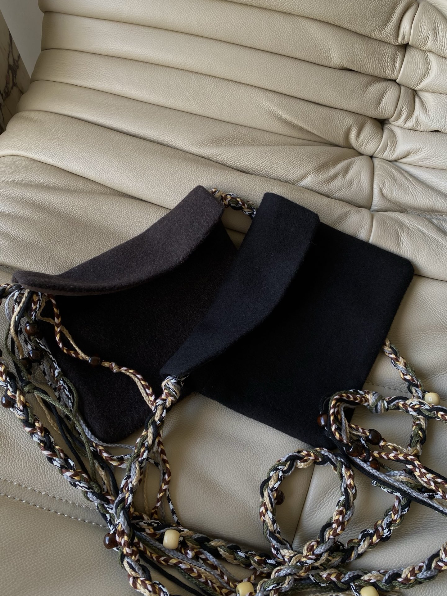 Woven Rope Waist Pack Woolen Blend Mid-Length Shorts - Stylish & Functional 6 i1761388736043 2487 0 4