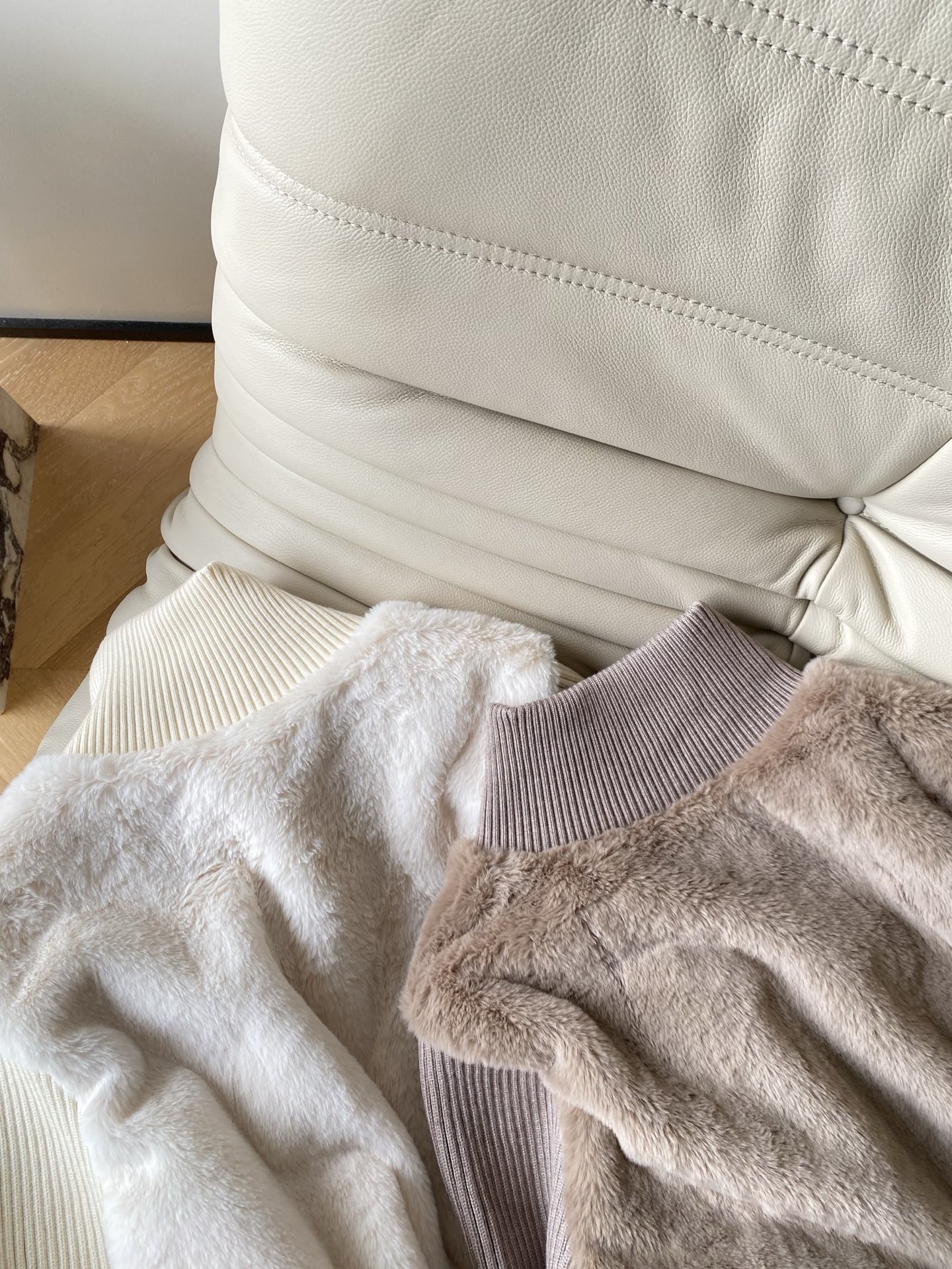 Cozy Fleece Knit Patchwork Jacket - Soft Plush Texture, Chic Design - 25PF 7 i1761554453676 9725 0 5