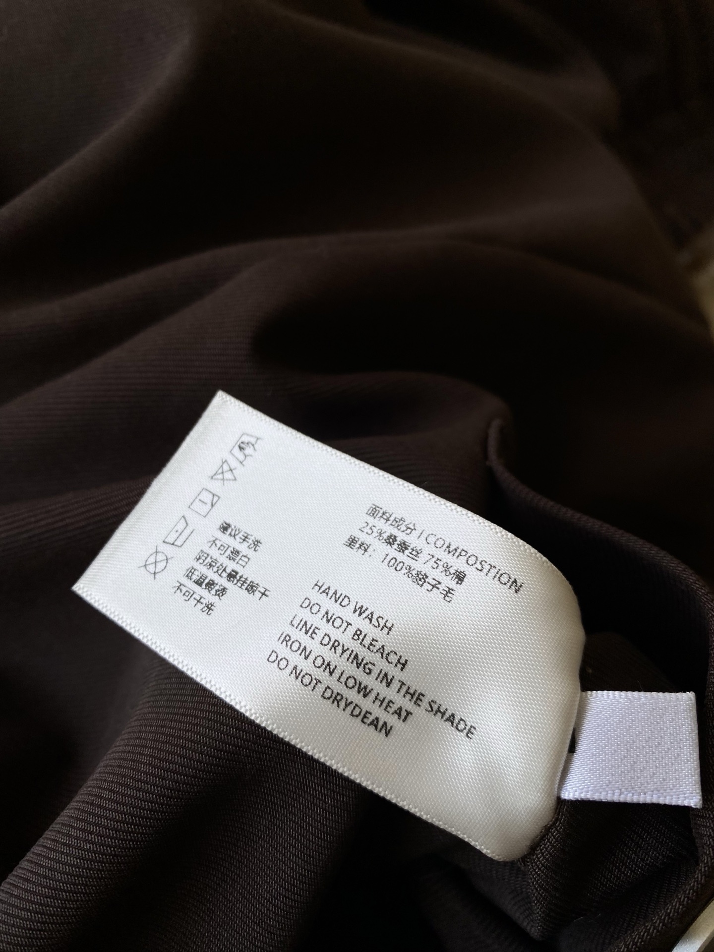 25。F秋冬 美式正反两面穿貉子毛夹克外套 摸的到的冬日暖调 咖啡棕色带着一点哑光质感 内里全毛包裹住的