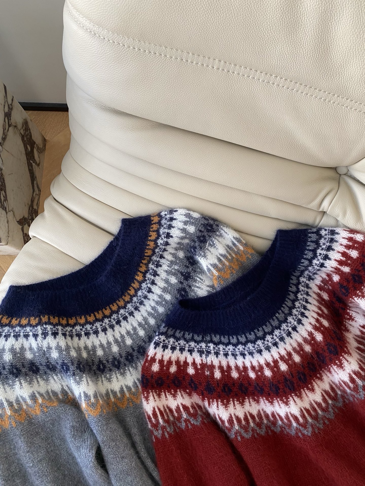 French Retro Christmas Wool Sweater with Snowflake Pattern - Cozy & Stylish 5 i1763886614618 8783 0 3