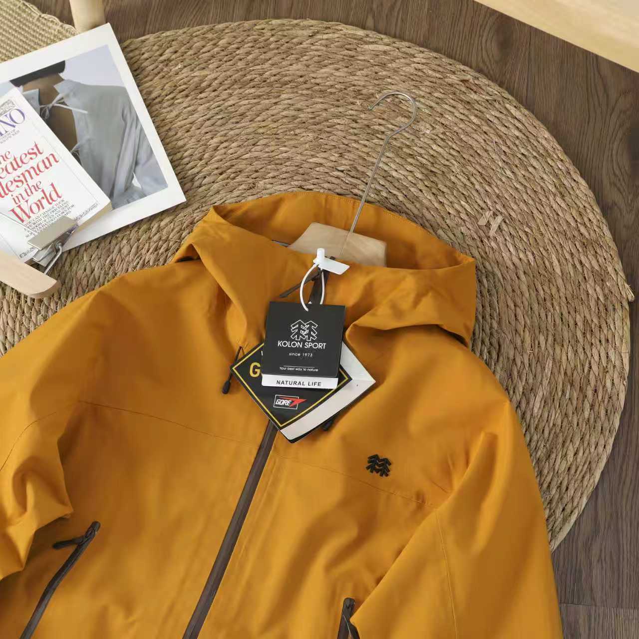 KOLON SPORT 2025 Fall Hard Shell Outdoor Windproof Jacket