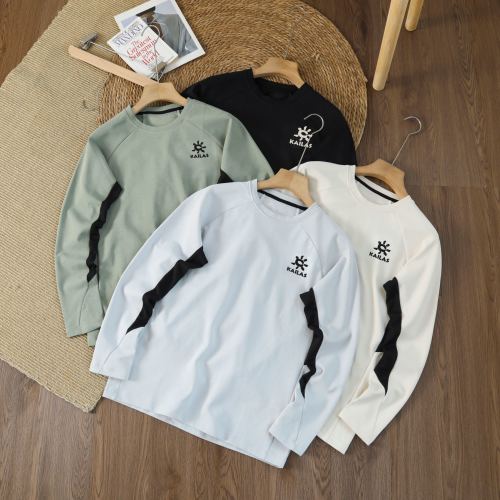 KAILAS Men's Long Sleeve Crew Neck Pullover Casual Sports T-Shirt 1 KAILAS Men's Long Sleeve Crew Neck Pullover Casual Sports T-Shirt