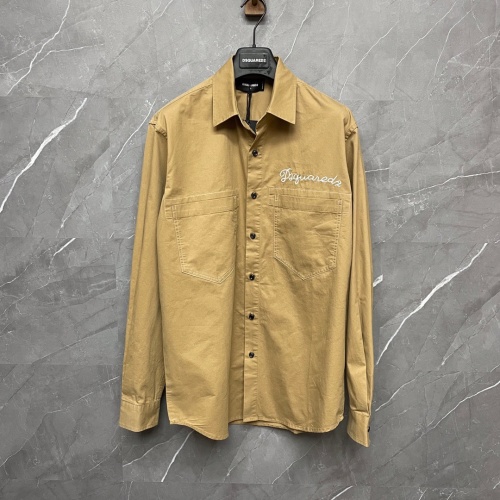 Dsquared2 Embroidered Long Sleeve Shirt, Stylish and Unique Design 1 Dsquared2 Embroidered Long Sleeve Shirt, Stylish and Unique Design