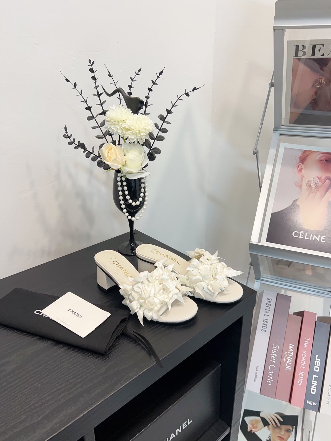 NO:247465,Beige high heels, slippers, slippers19860909米白 高跟拖,拖鞋,slippers,Women's Shoes