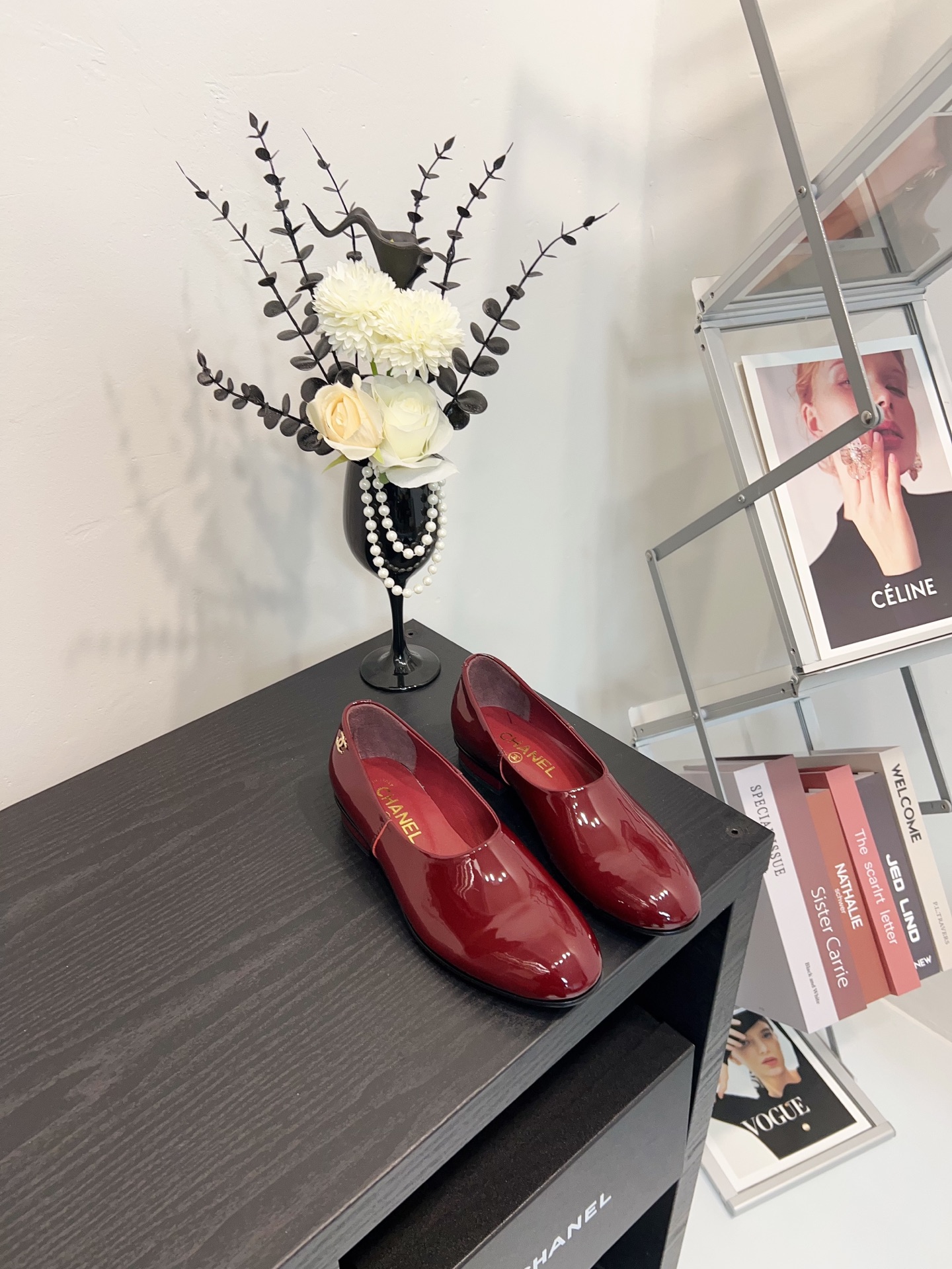 NO:238585,Burgundy, ballet shoes19860909酒红色,芭蕾舞鞋,Women's Shoes