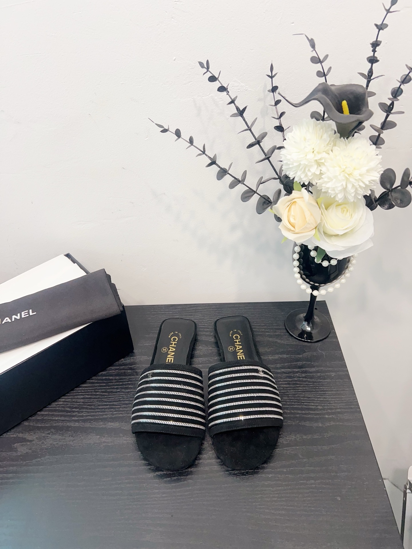 NO:251159,silver chains, slippers19860909银链,拖鞋,slippers,Women's Shoes