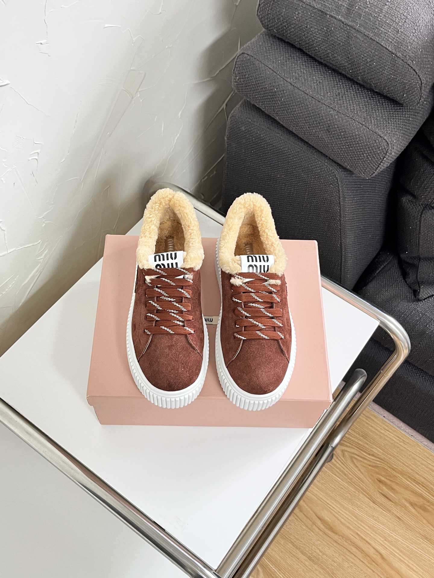 NO:577607,MIU MIU, casual shoes/sports shoes, miumiu, sneakers19860909MIU MIU,休闲鞋/运动鞋毛毛鞋,miumiu,sneakers,Women's Shoes