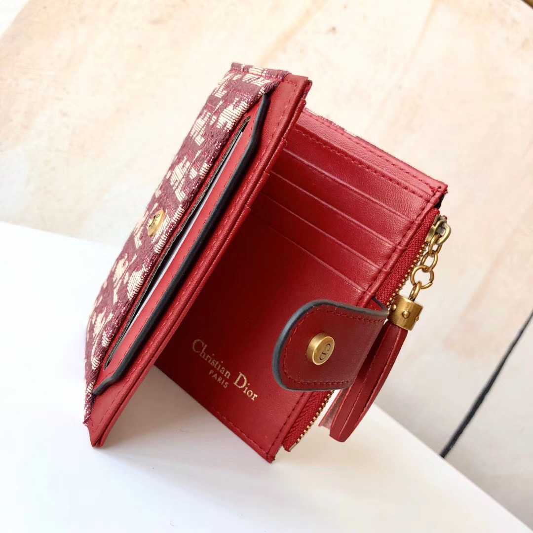 Dior Burgundy Beige Oblique jacquard crossbody Burgundy Beige Dior Oblique jacquard shoulder