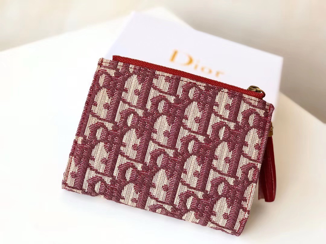 Dior Burgundy Beige Oblique jacquard crossbody Burgundy Beige Dior Oblique jacquard shoulder