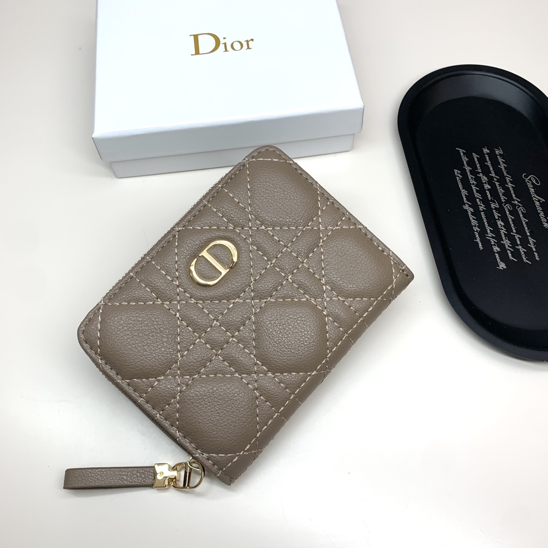Dior Caro Taupe everyday shoulder