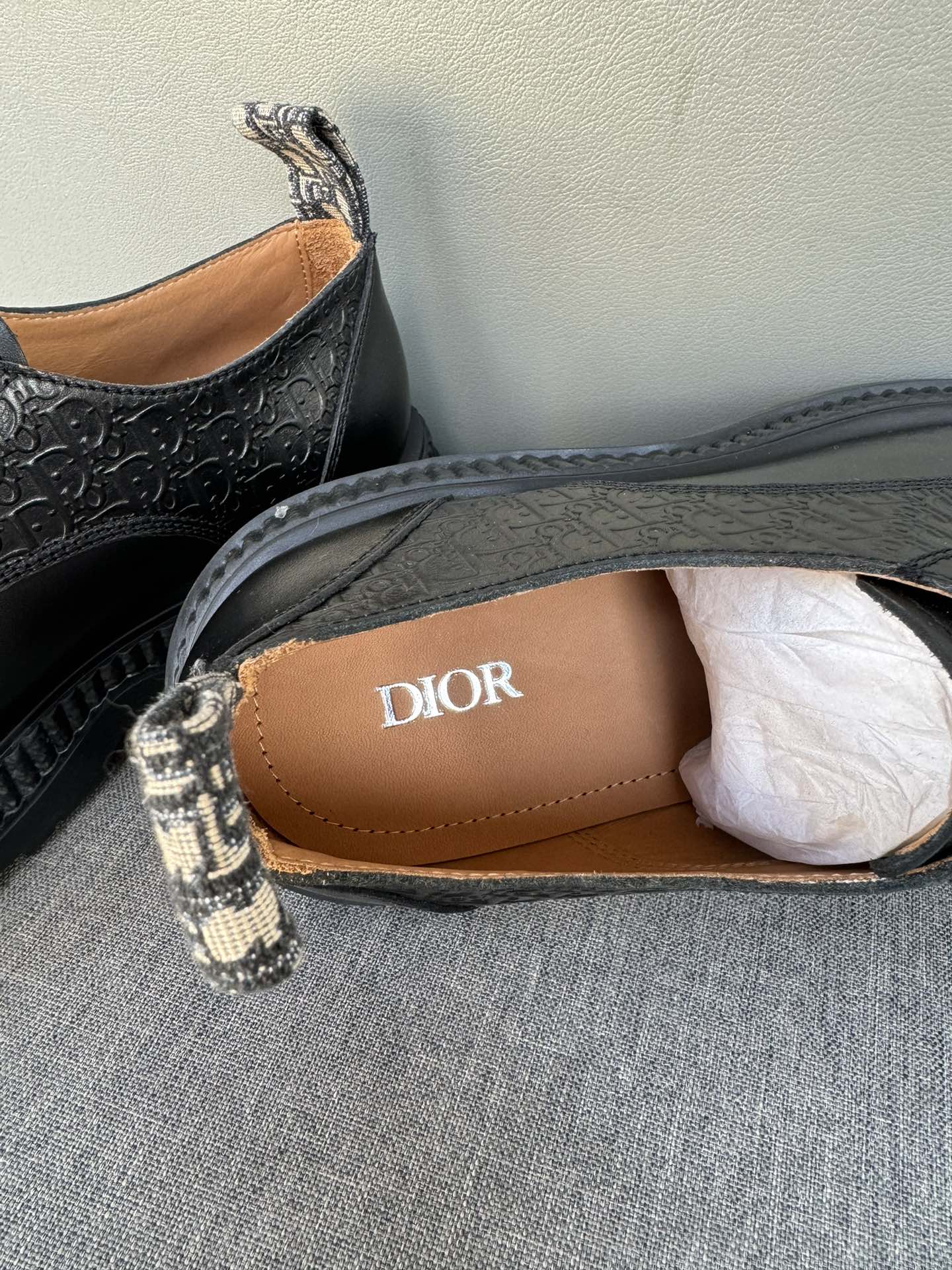 Dior Men's Leather Casual Dress Shoes, Lace-up, Anti-odor, Original Quality 6 i1711088817 4931 5