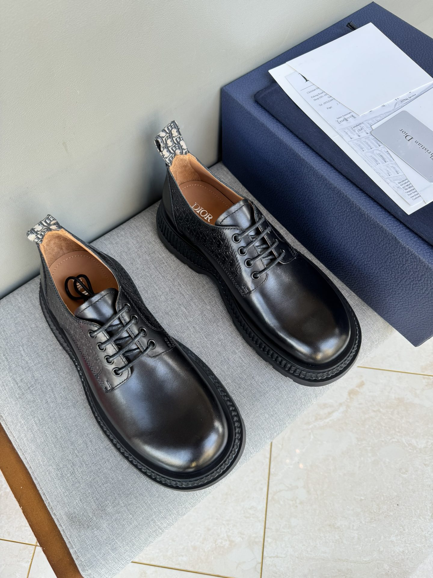 Dior Men's Leather Casual Dress Shoes, Lace-up, Anti-odor, Original Quality 2 i1711088817 5331 1