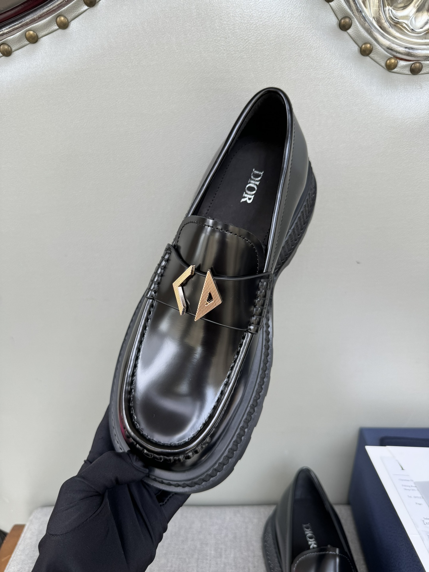 Dior Men's Casual Leather Loafers | Hand-stitched, Rubber Sole | Sizes 39-44 5 i1711089014 5551 7