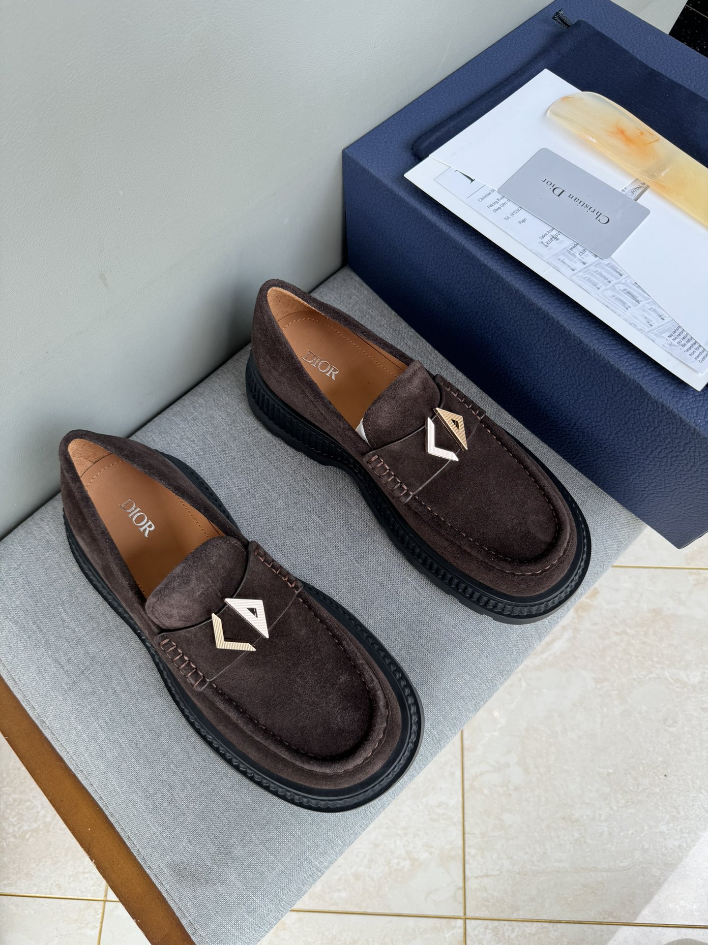 Dior Men's Casual Leather Loafers - Handmade, Premium Quality, Sizes 39-44 1 Dior Men's Casual Leather Loafers - Handmade, Premium Quality, Sizes 39-44
