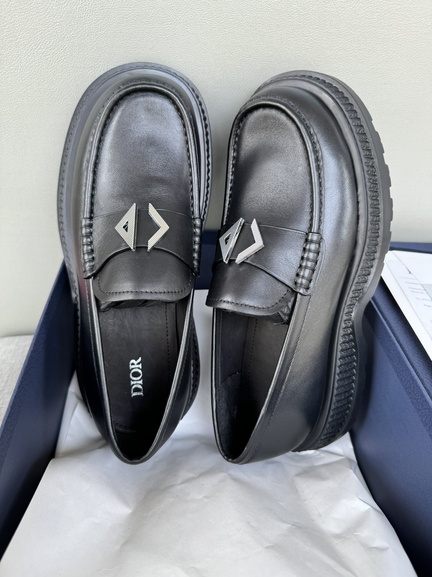 Dior Men's Leather Loafers - Black, Brown, Beige - Sizes 39-44 9 i1711089270 6022 7