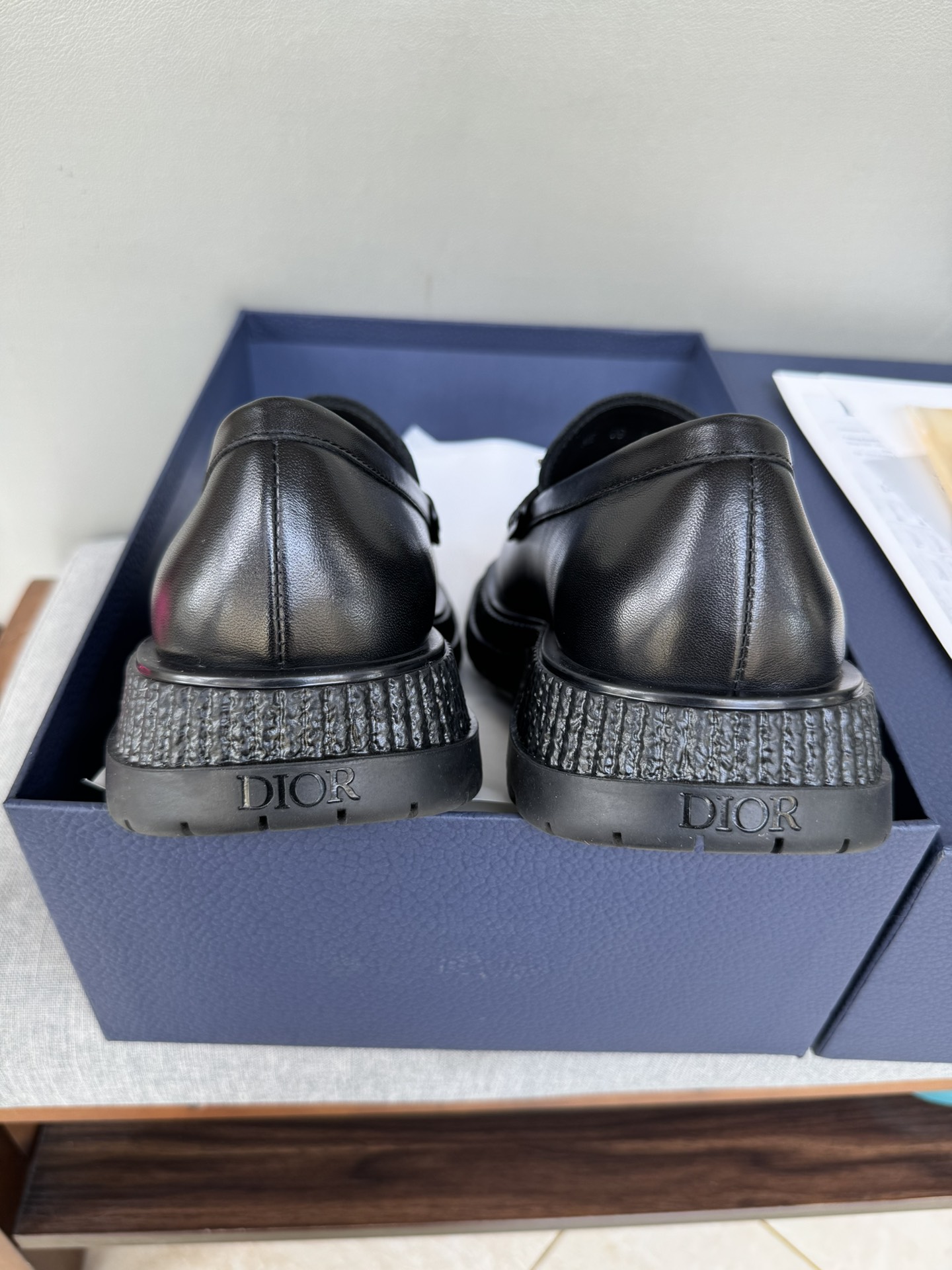 Dior Men's Casual Leather Loafers with Iconic Logo Detail, Sizes 39-44 9 i1711089399 2588 7