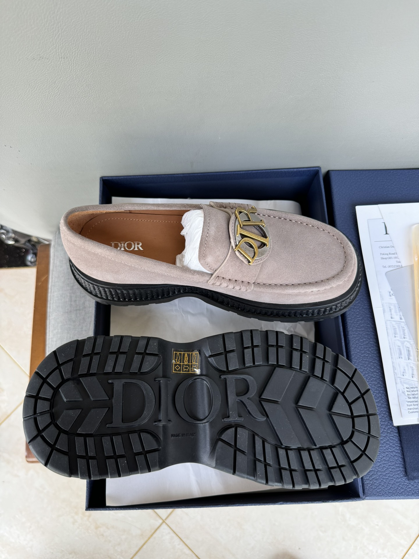 Dior Casual Leather Loafers - Exquisite Craftsmanship & Supreme Comfort 10 i1711089499 1192 3