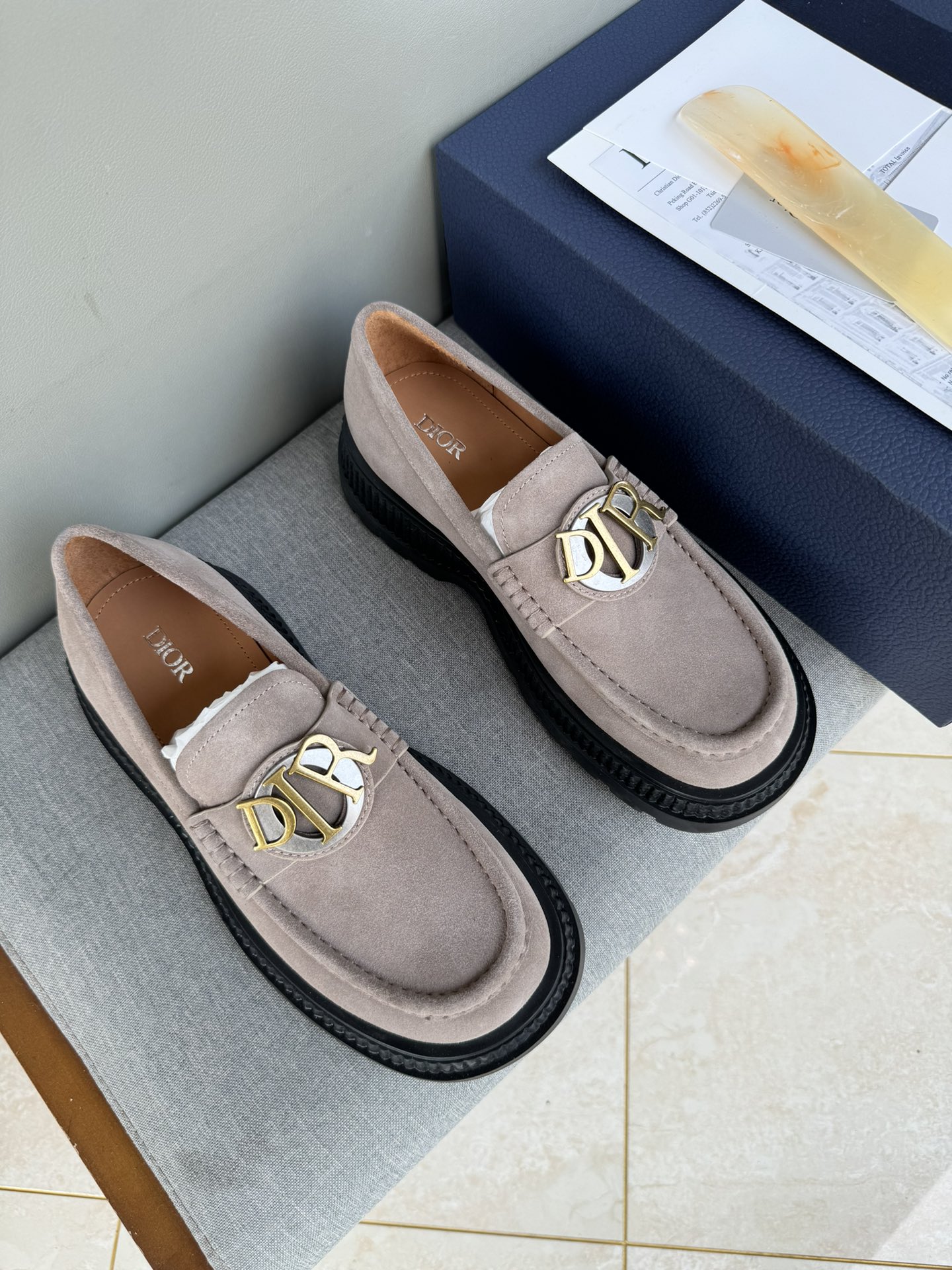 Dior Casual Leather Loafers - Exquisite Craftsmanship & Supreme Comfort 1 Dior Casual Leather Loafers - Exquisite Craftsmanship & Supreme Comfort