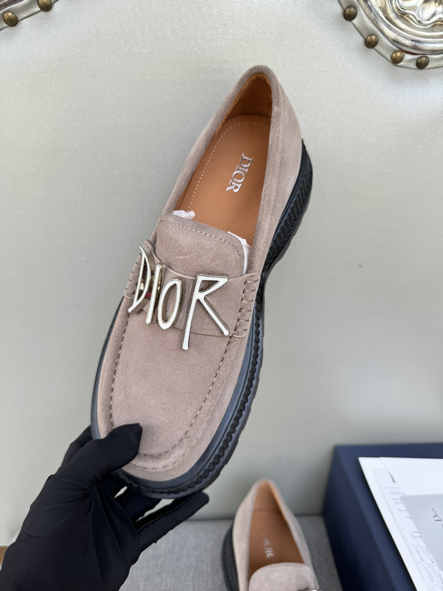 Dior Men's Casual Loafers Original Quality Stitching Leather Slip-Ons 5 i1711089957 2565 0