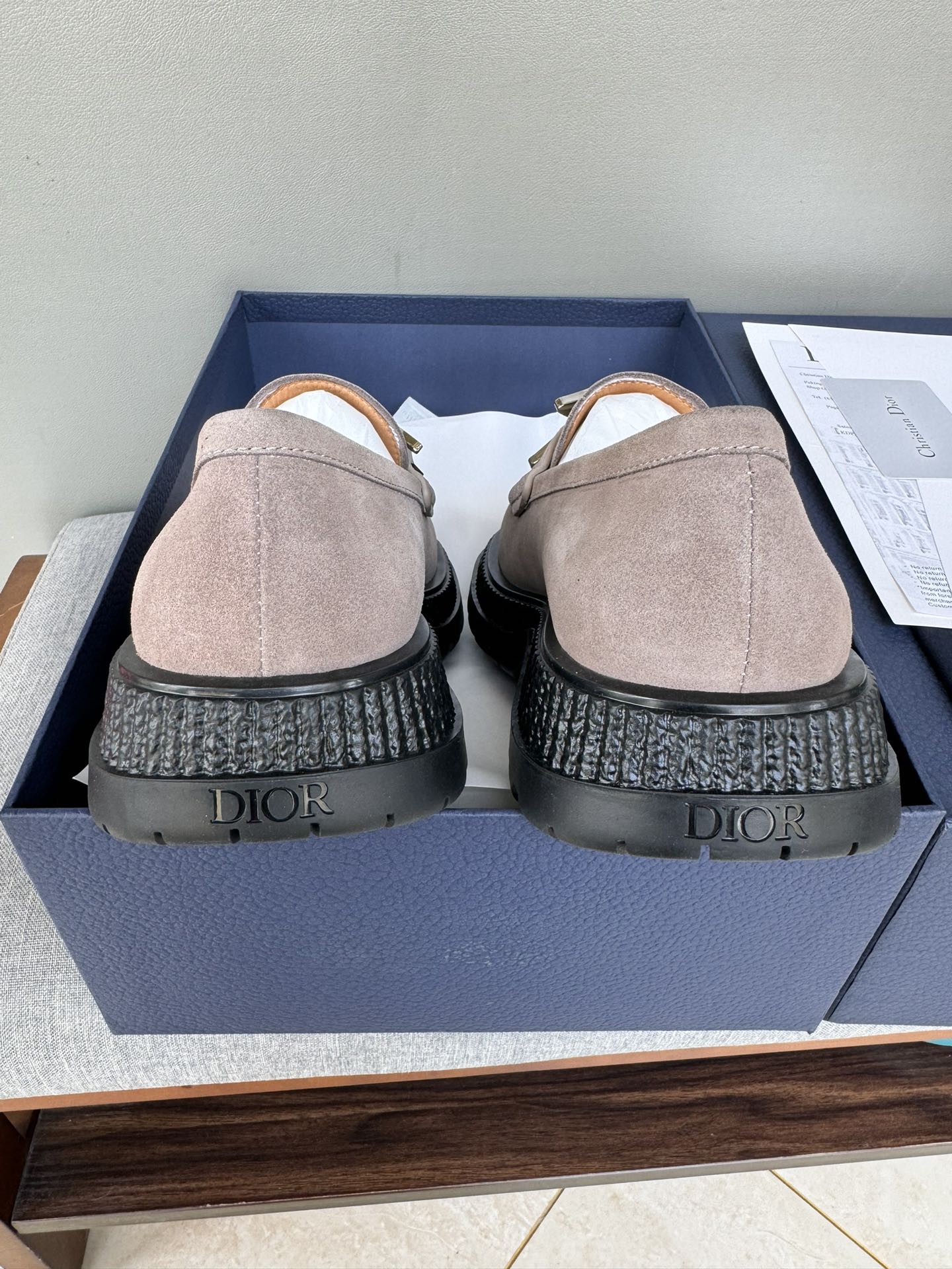 Dior Men's Casual Loafers Original Quality Stitching Leather Slip-Ons 9 i1711089957 476 6