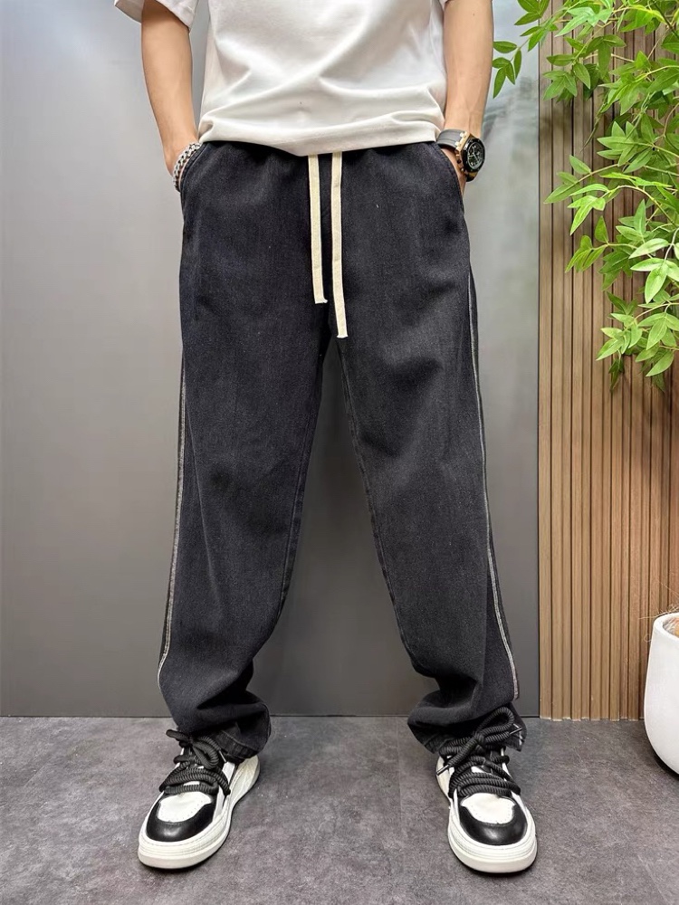 Fear of God Essentials FW24 7 Pocket Indigo Straight Jeans for Men and Women - 图片 2