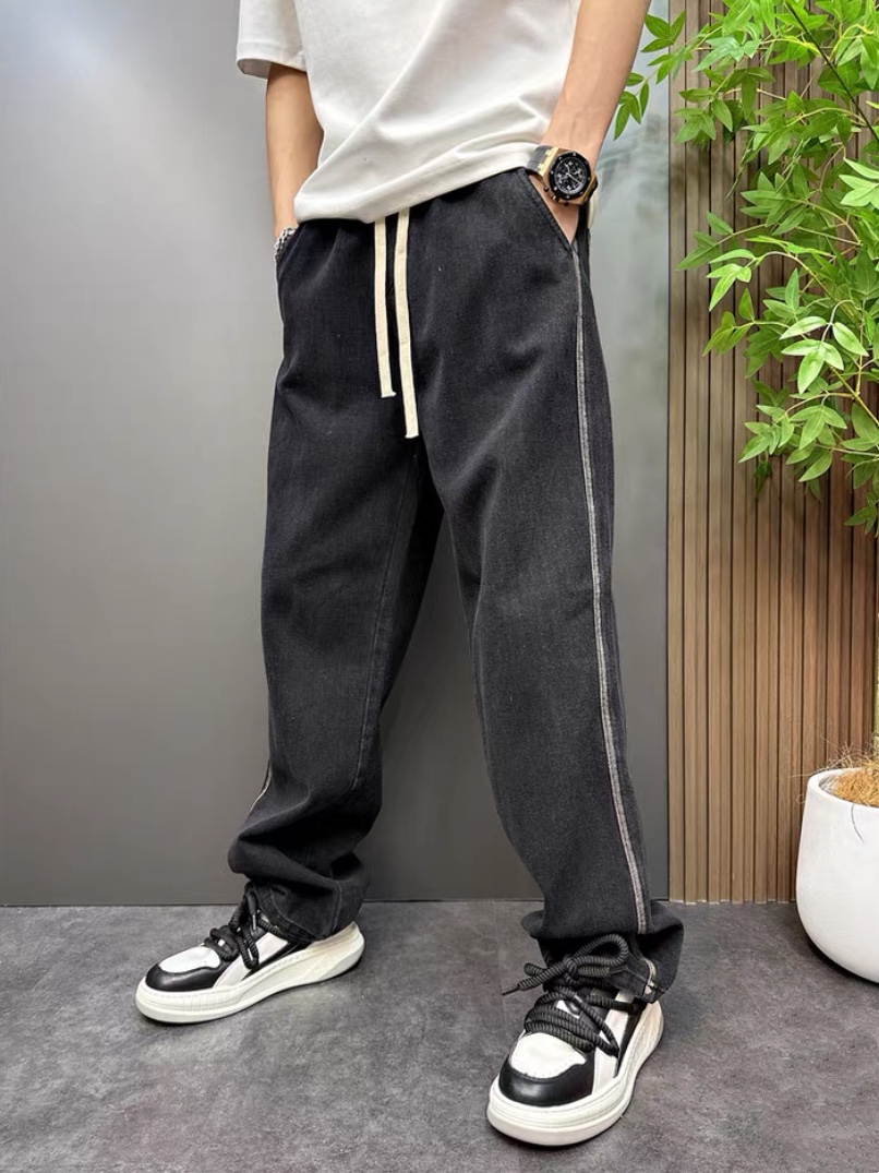 Fear of God Essentials FW24 7 Pocket Indigo Straight Jeans for Men and Women