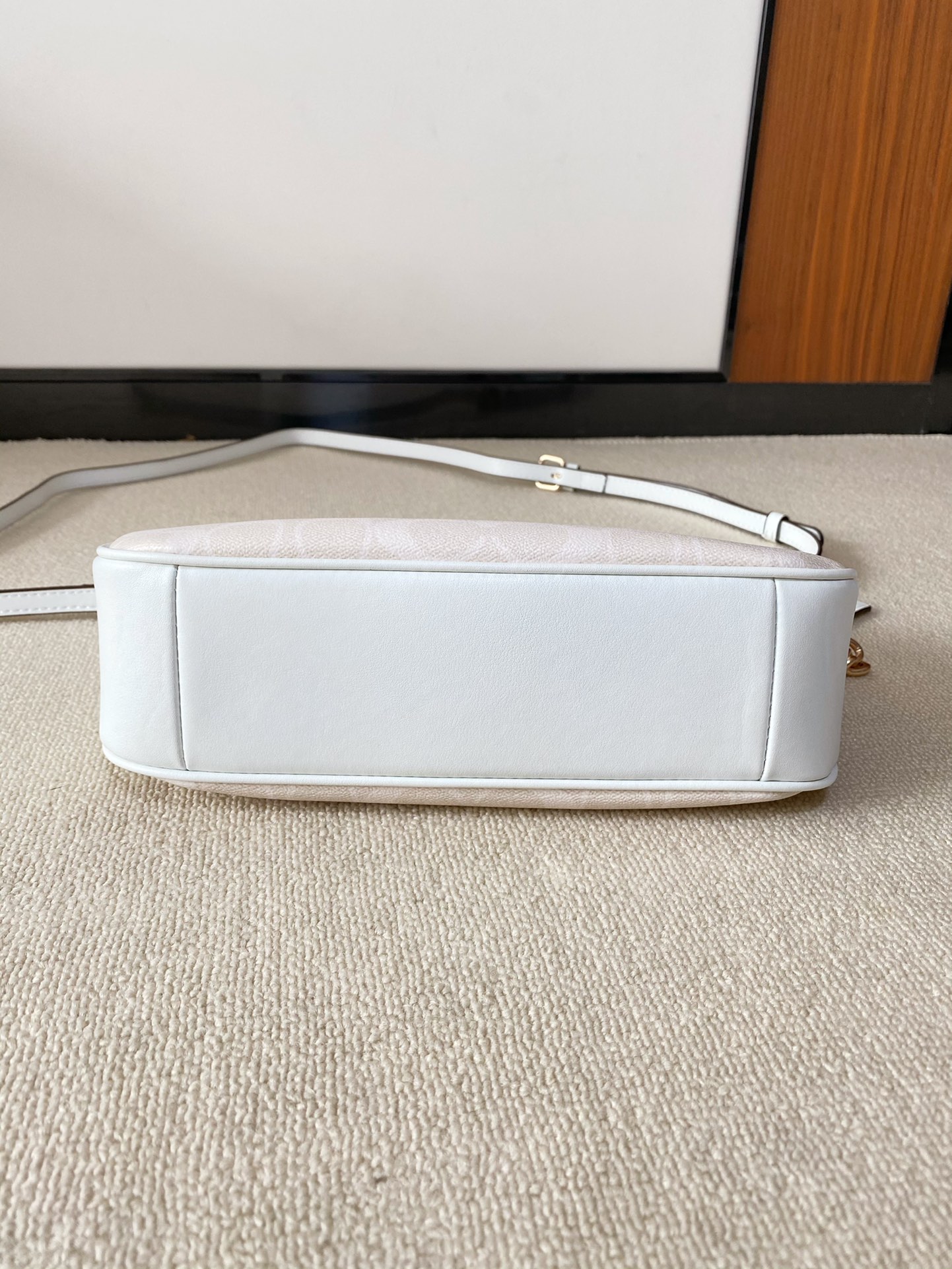The Teri Shoulder Bag in Glacier White - Comprehensive 5