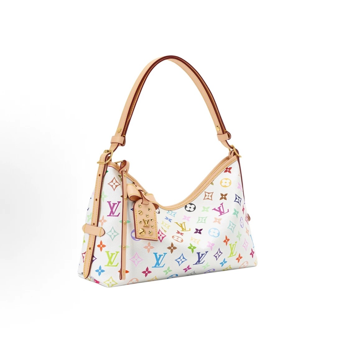 26最新款lv村上隆联名白三彩carryall 3