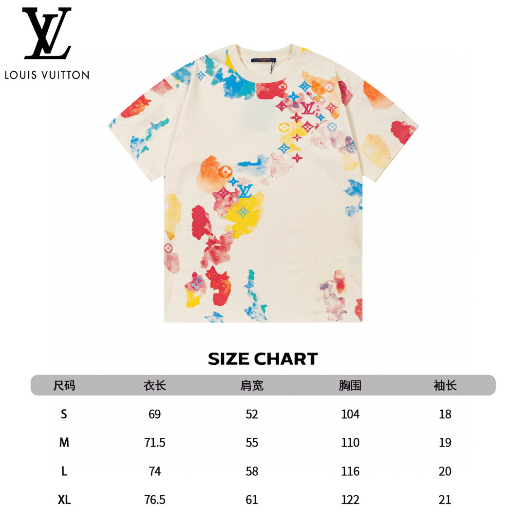 Louis Vuitton Multicolor Monogram Print T-Shirt, Unisex, Short Sleeve 9 i1736321132455 9494 0 7