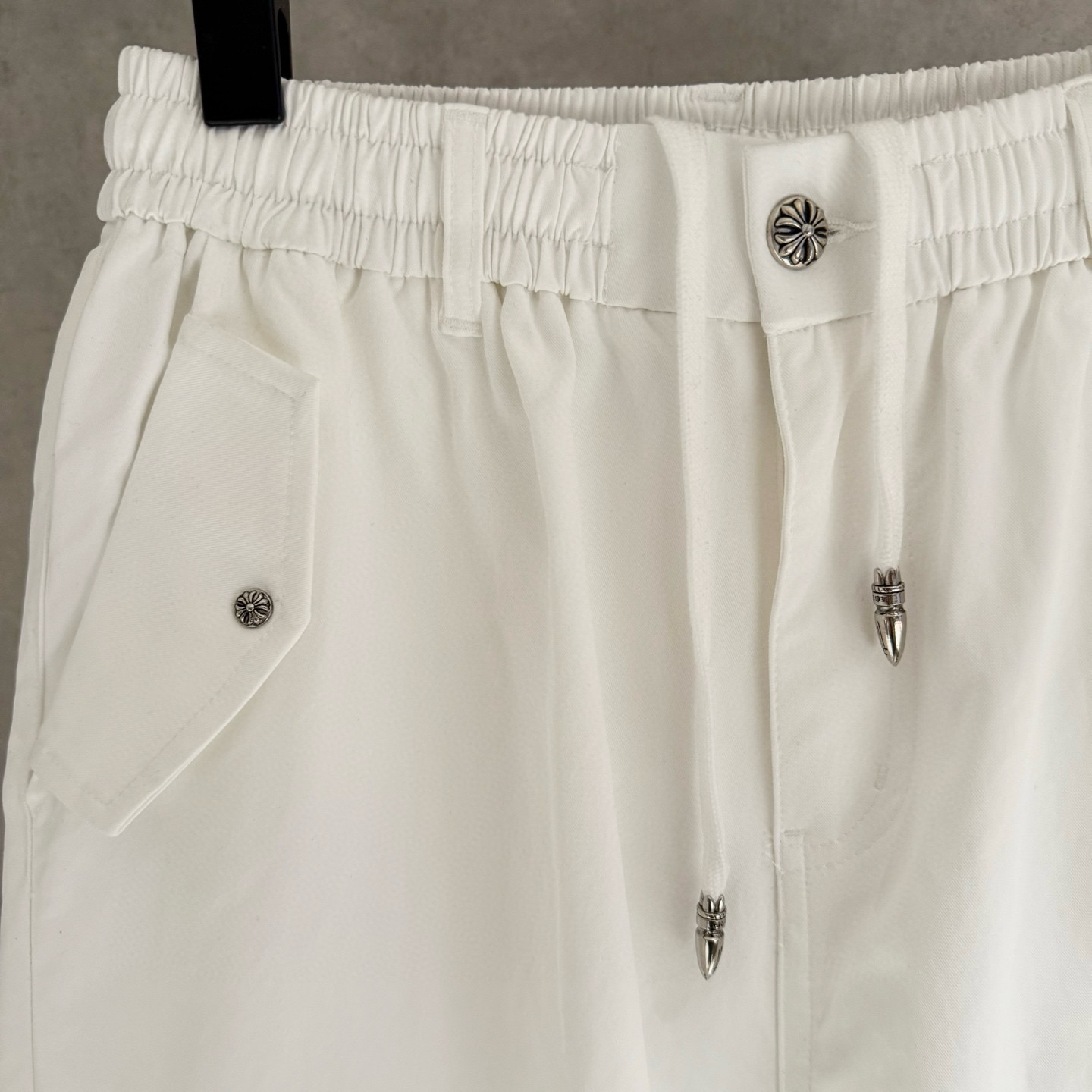 Chrome Hearts Parachute Pants: Custom Cross Leather & Hardware, Relaxed Fit 6 i1754079744814 1090 0 4