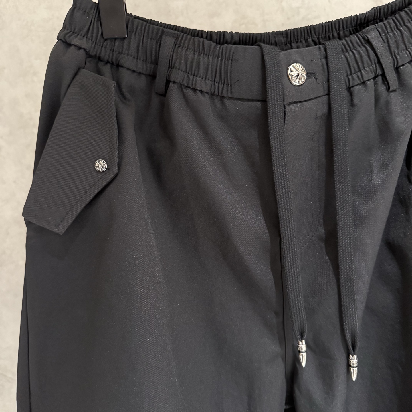 Chrome Hearts Parachute Pants: Custom Cross Leather & Hardware, Loose Fit 6 i1754079854393 3328 0 4