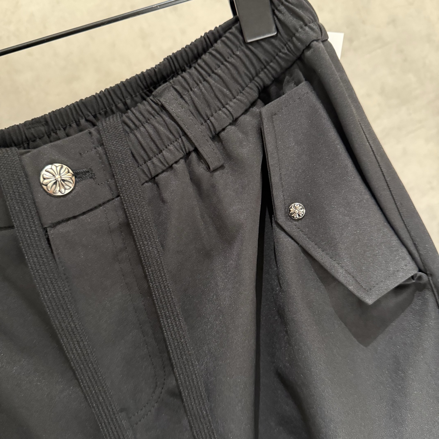 Chrome Hearts Parachute Pants: Custom Cross Leather & Hardware, Loose Fit 7 i1754079857434 3409 0 5