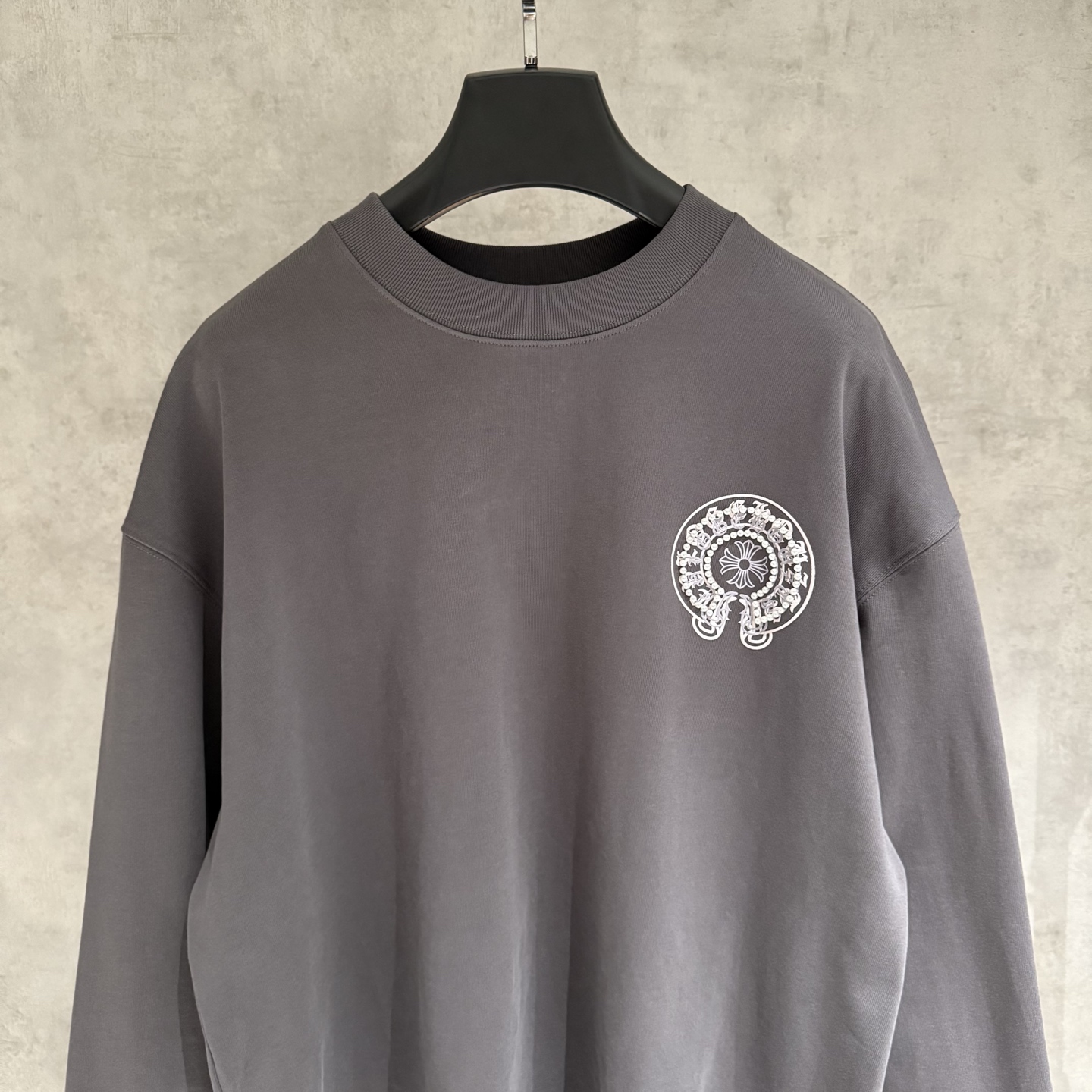 Chrome Hearts Long Sleeve T-Shirt: Heavyweight Fabric, 3D Print, Distressed 4 i1756519600182 9849 0 3