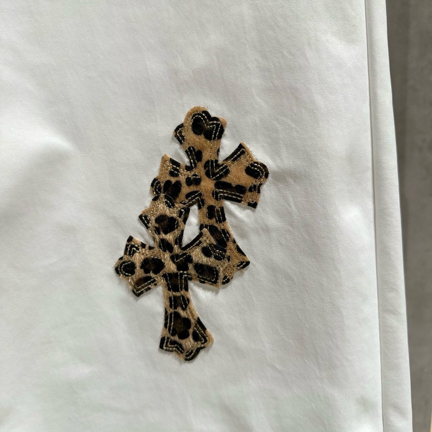 Chrome Hearts Leopard Print Parachute Pants with Cross Leather Detailing 7 i1756933576052 337 0 5
