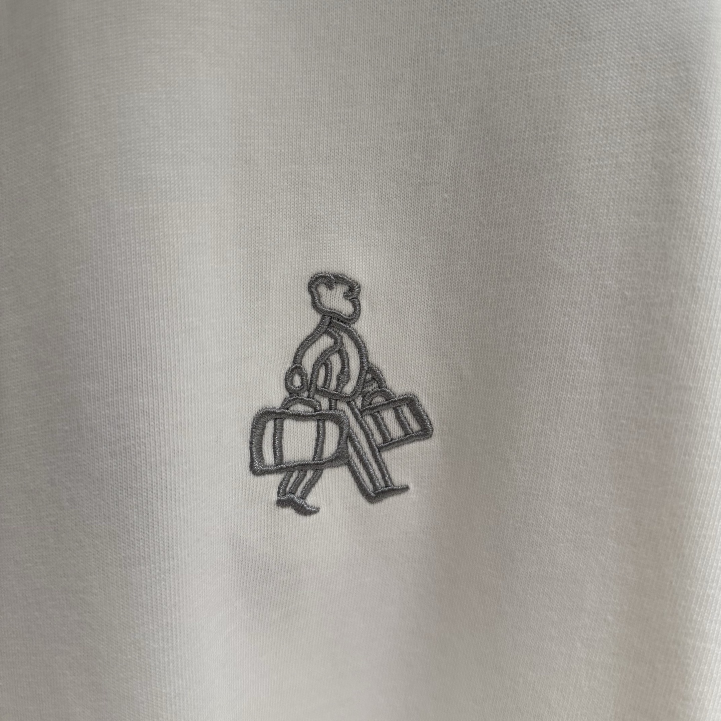 【严控品质】PRADA普拉达新款贴布绣半袖T恤 重磅340克双纱面料 前幅立体绣 后幅贴布绣 满满潮流元